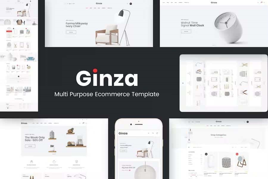 GINZA – RESPONSIVE PRESTASHOP THEME